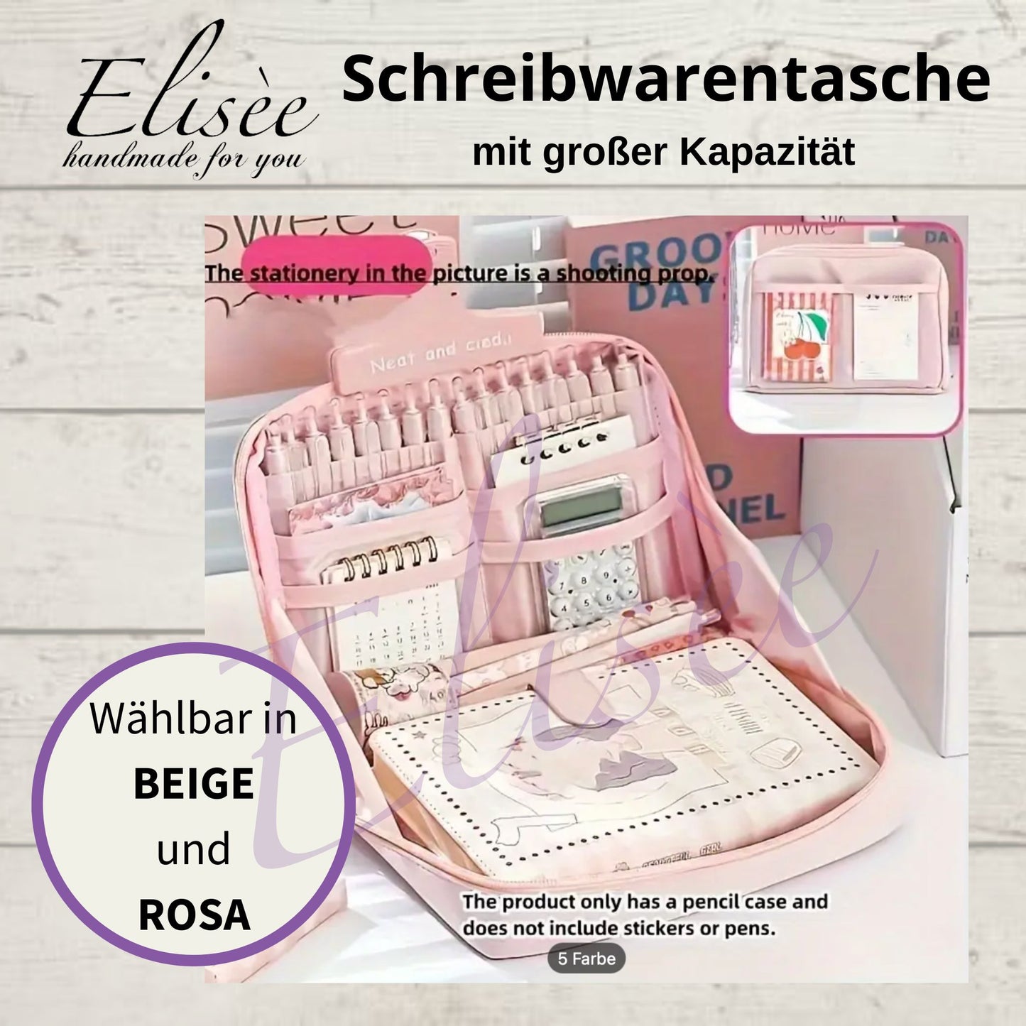 A0002_Schreibwarentasche / Federmäppchen mit großer Kapazität / Schreibwarenbox