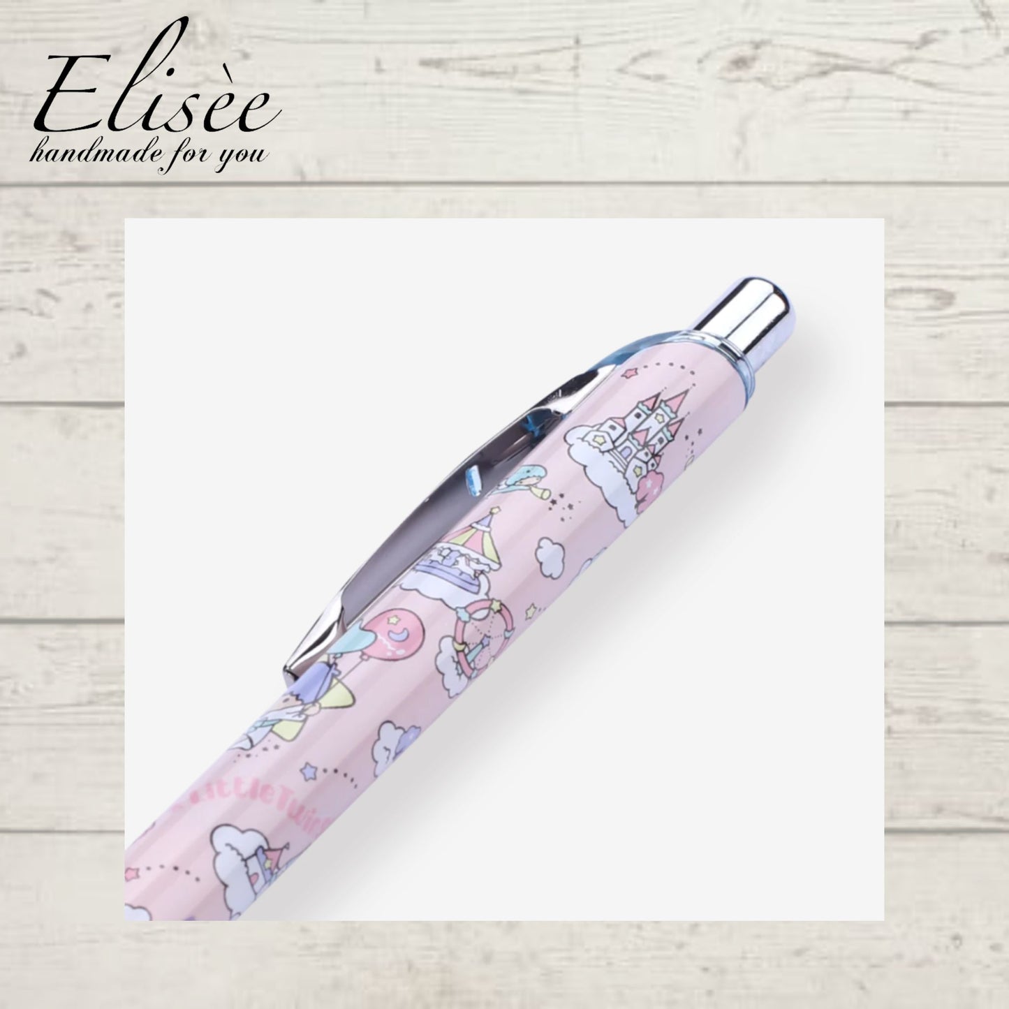 A0005_Stift_Pentel EnerGel x Sanrio Gelstift – 0,5 mm – Little Twin Stars - Schwarz