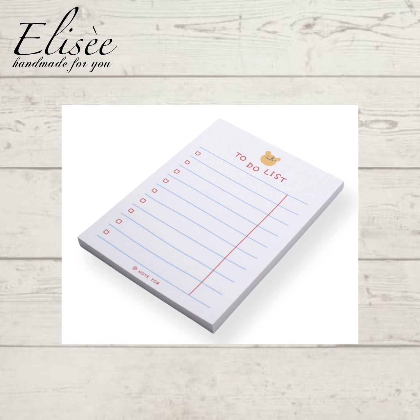 A0009_Cute Plan Memo Series - To Do List Memo Pad