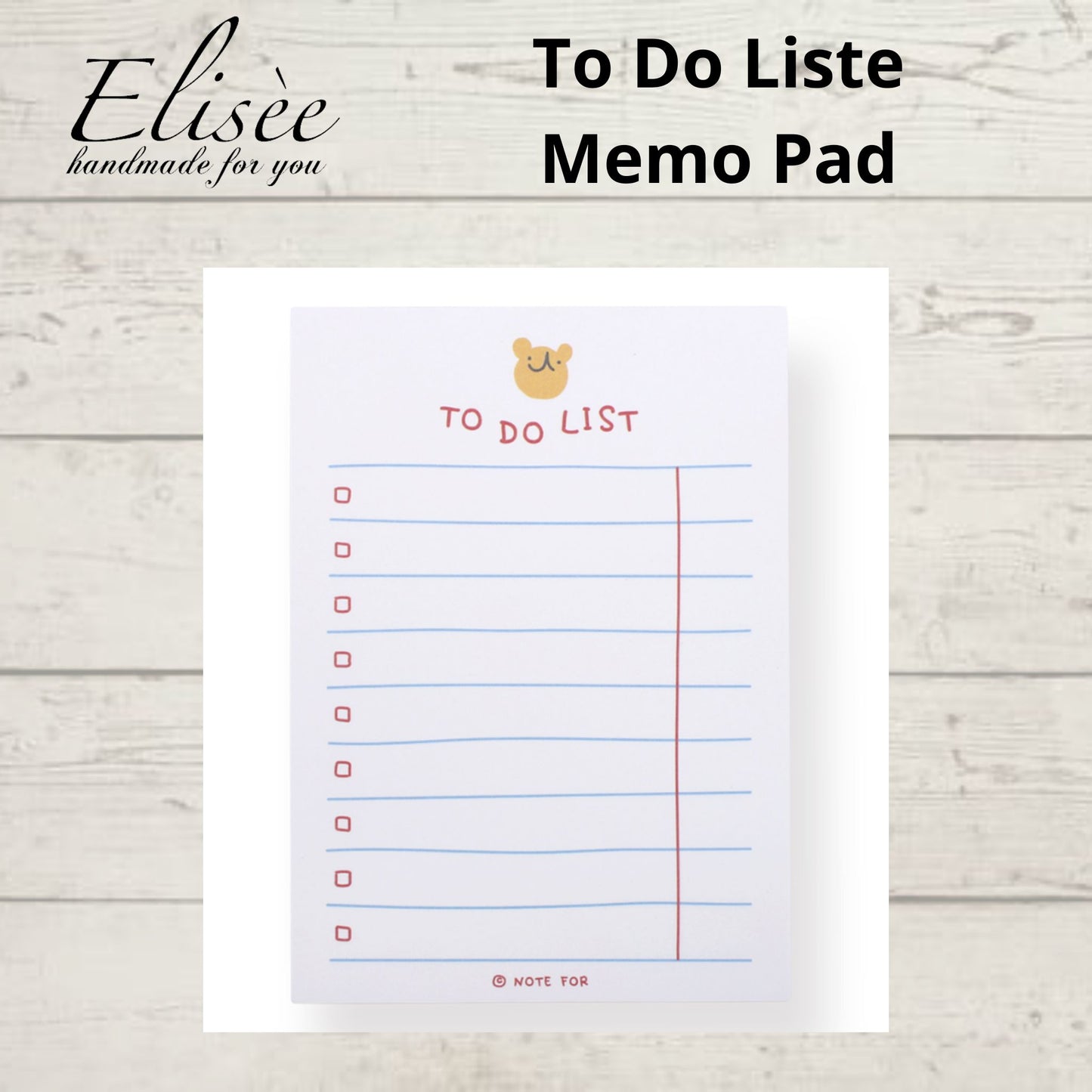 A0009_Cute Plan Memo Series - To Do List Memo Pad