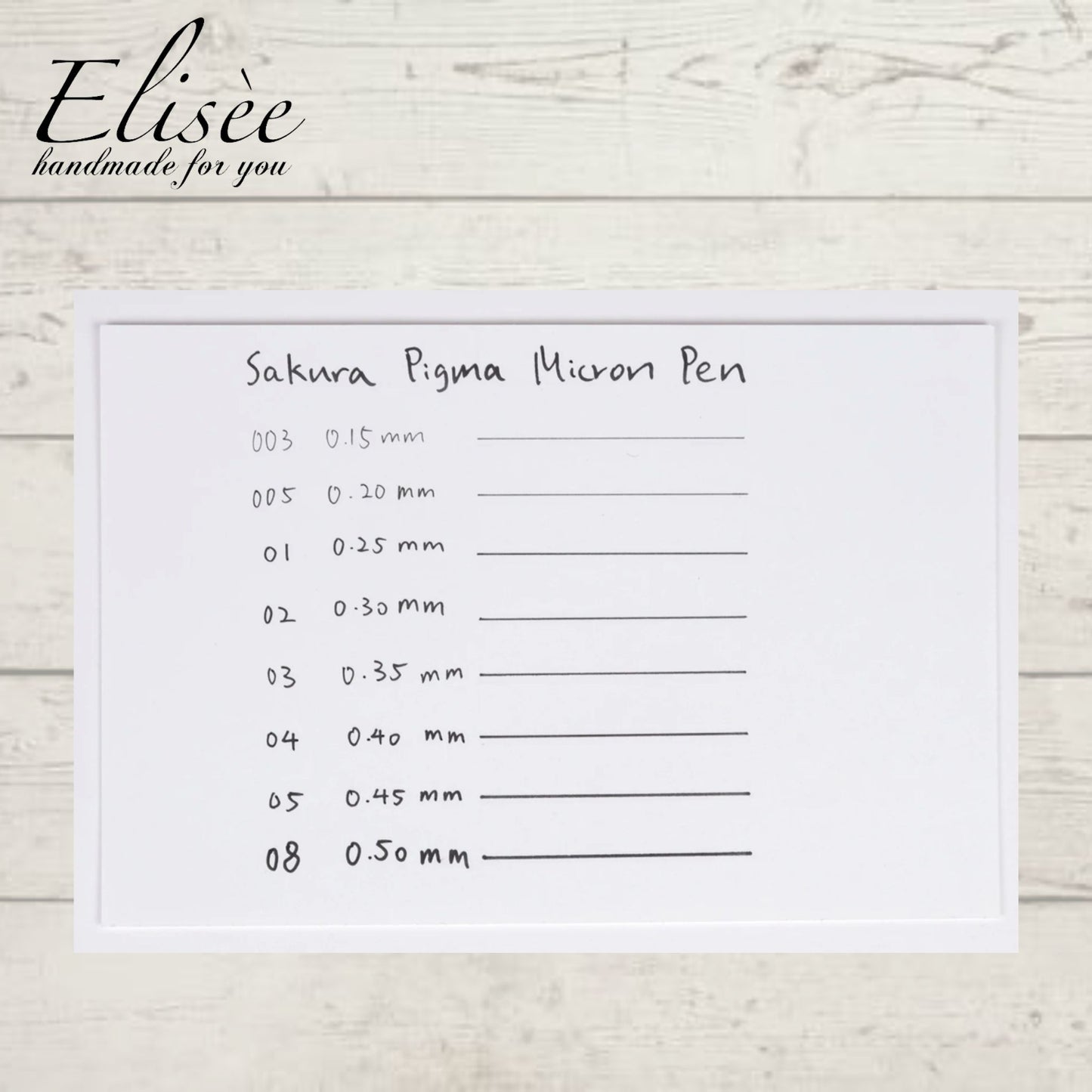 A0012_Stift_Sakura Pigma Micron – Schwarz