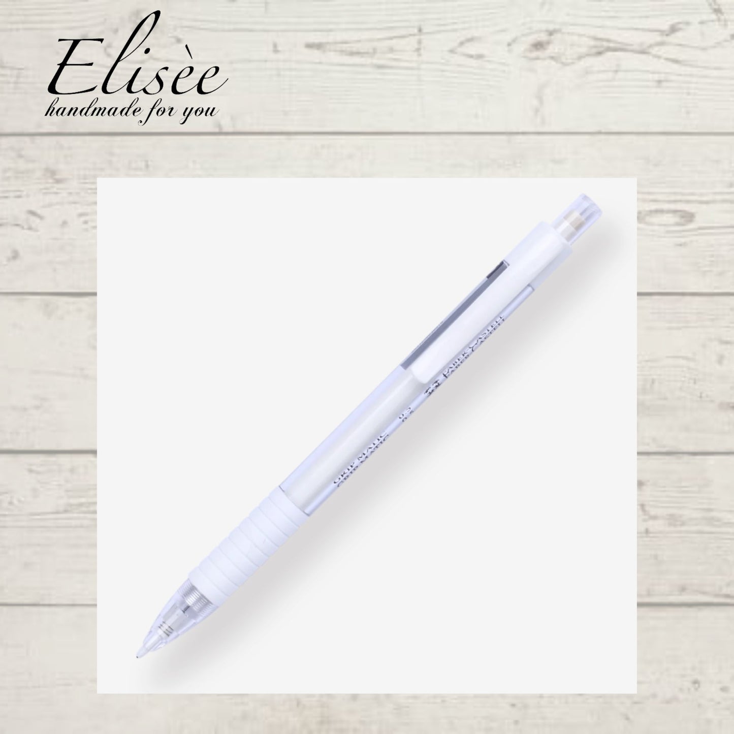A0016_Stift_Faber-Castell Druckbleistift - 0,5 mm - Weißer Schaft