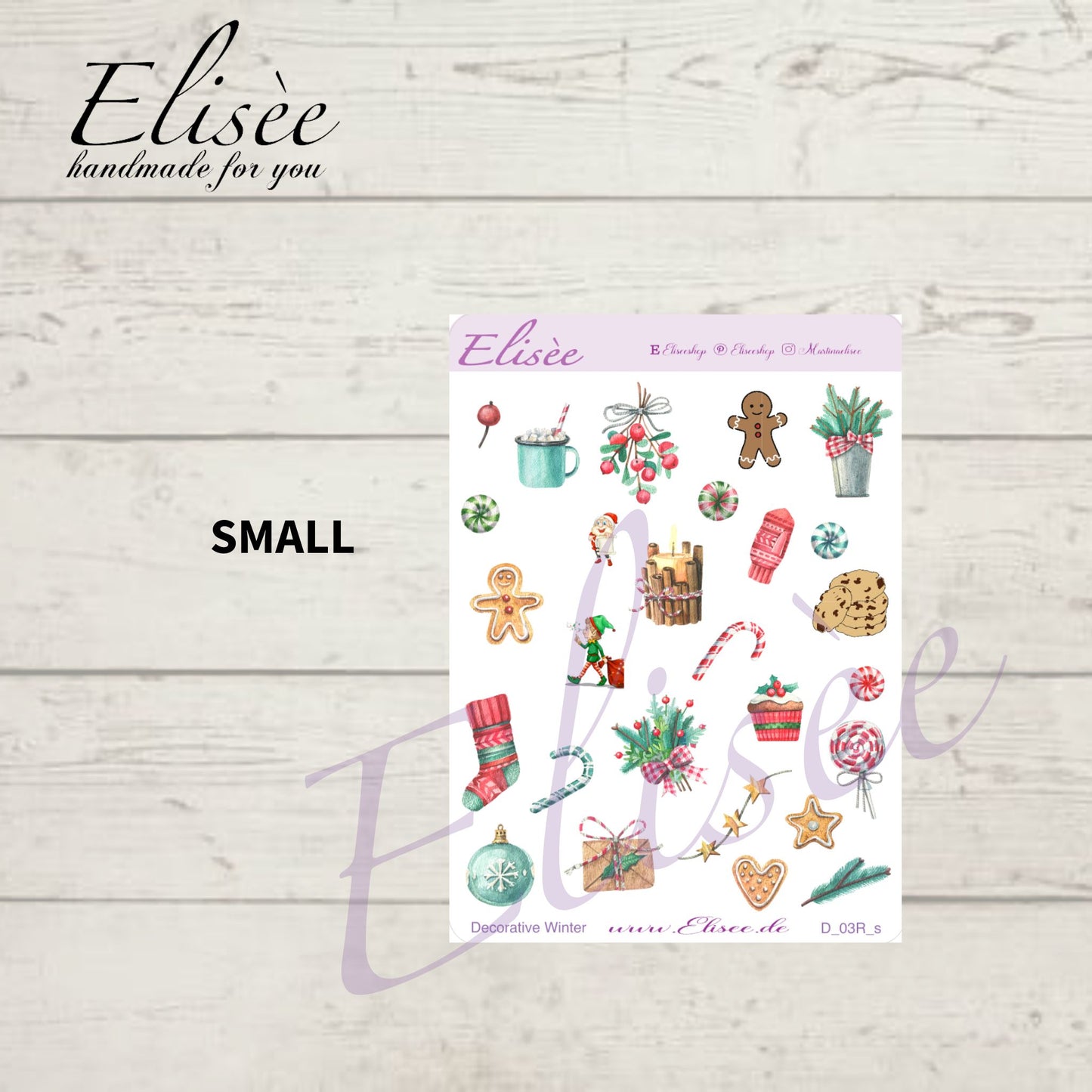 D03_Dekoration Sticker  "Winter"