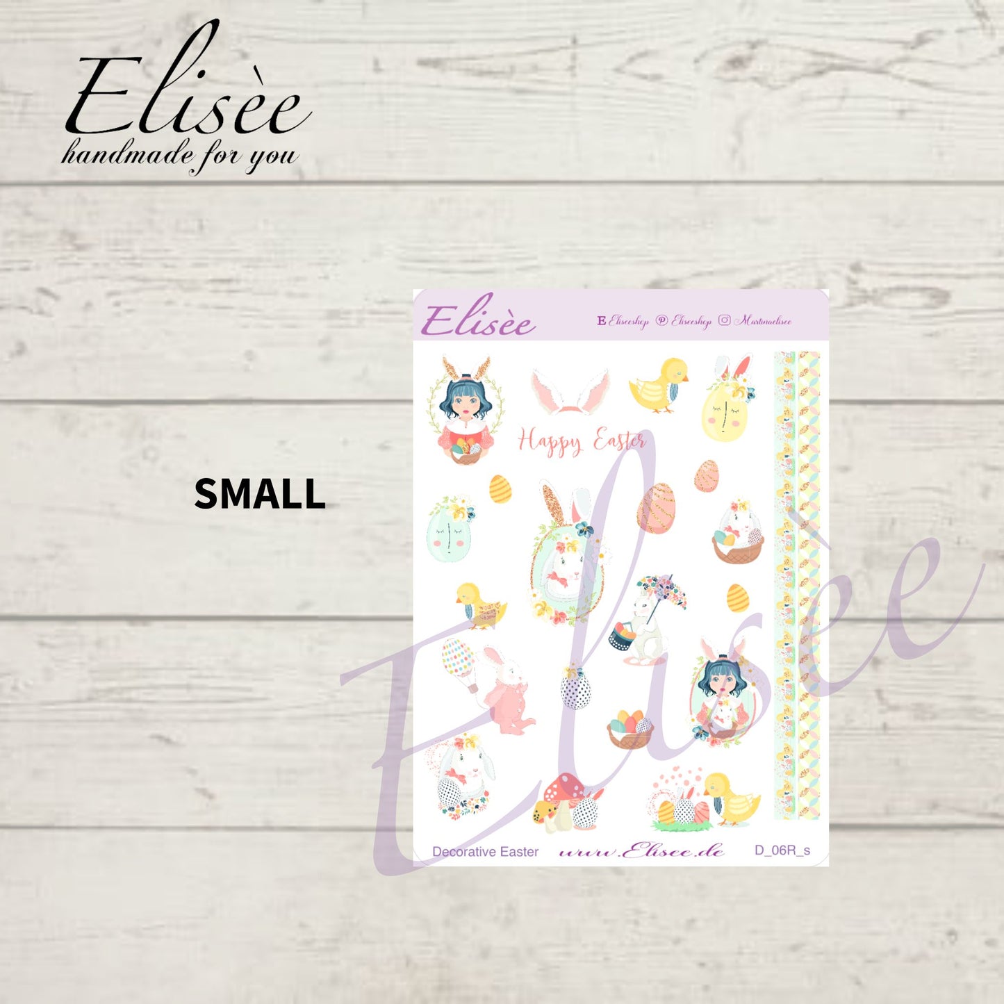 D06_Dekoration Sticker  "Ostern"