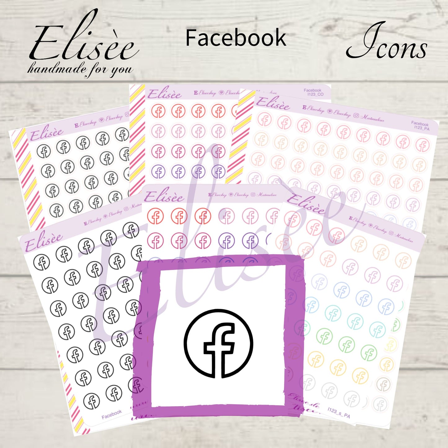 I123 Icons "Facebook" Sticker