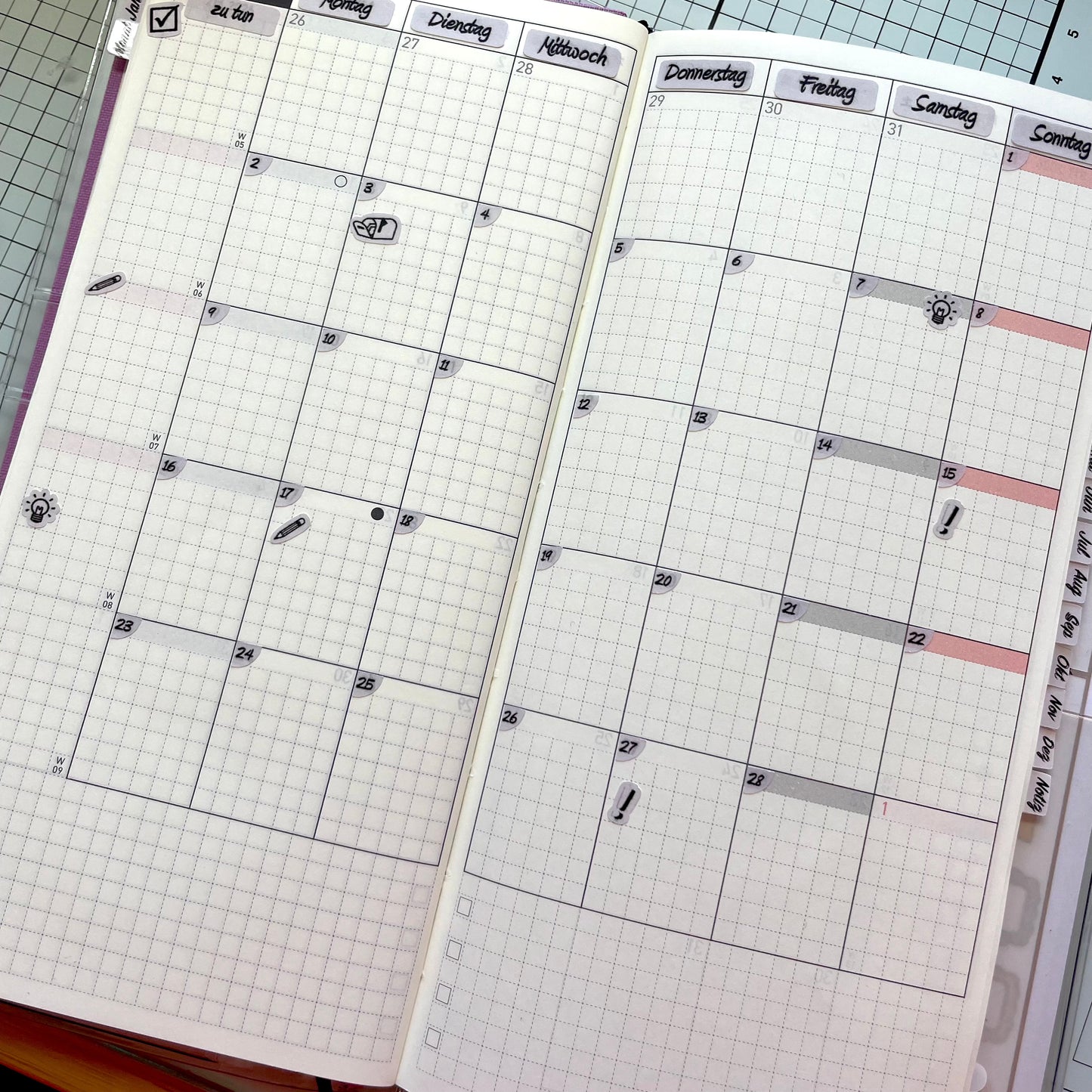 2025_Date Cover Bullet Journal / Hobonichi Weeks