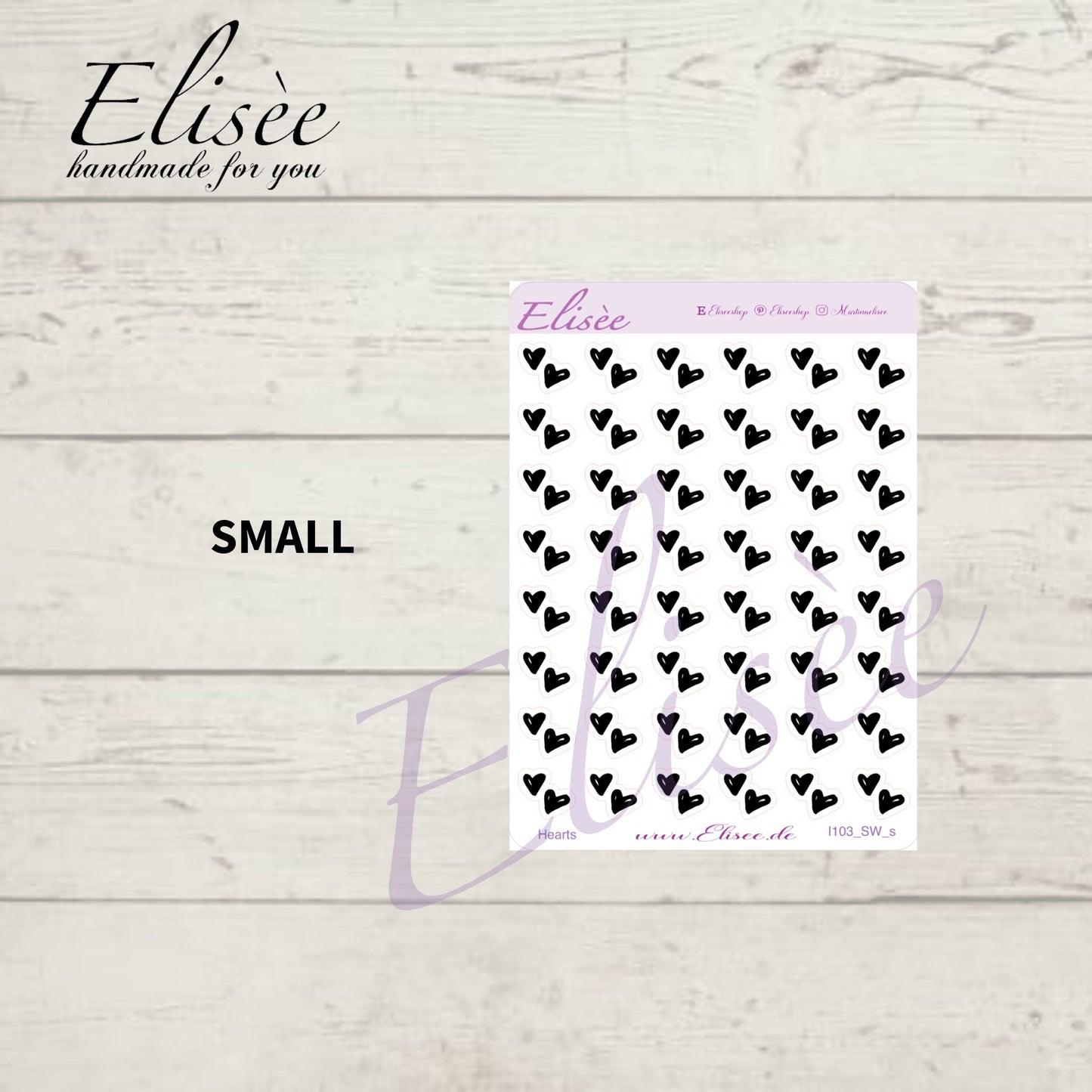 I103 Icons "Heart, Love" Sticker