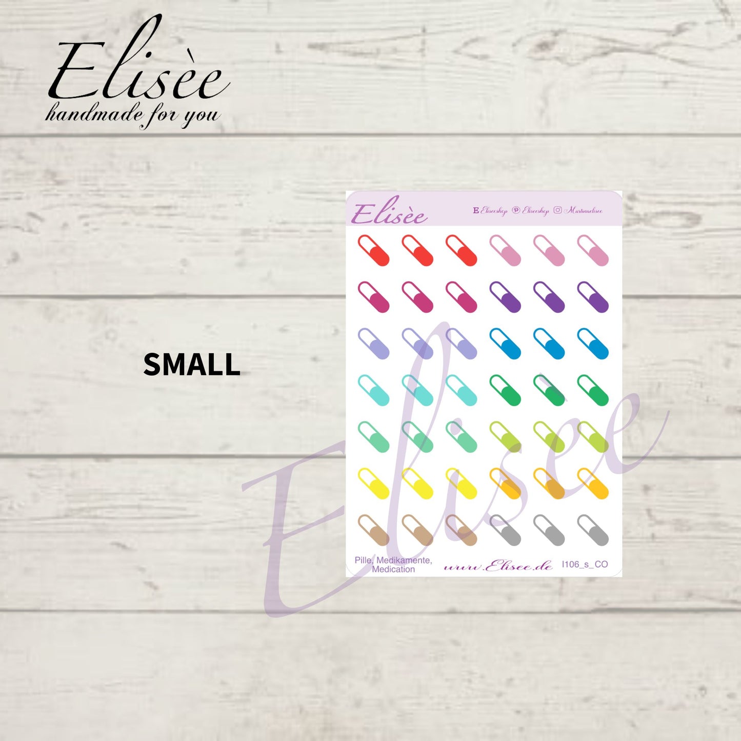 I106 Icons "Pille, Medikamente, Medication" Sticker