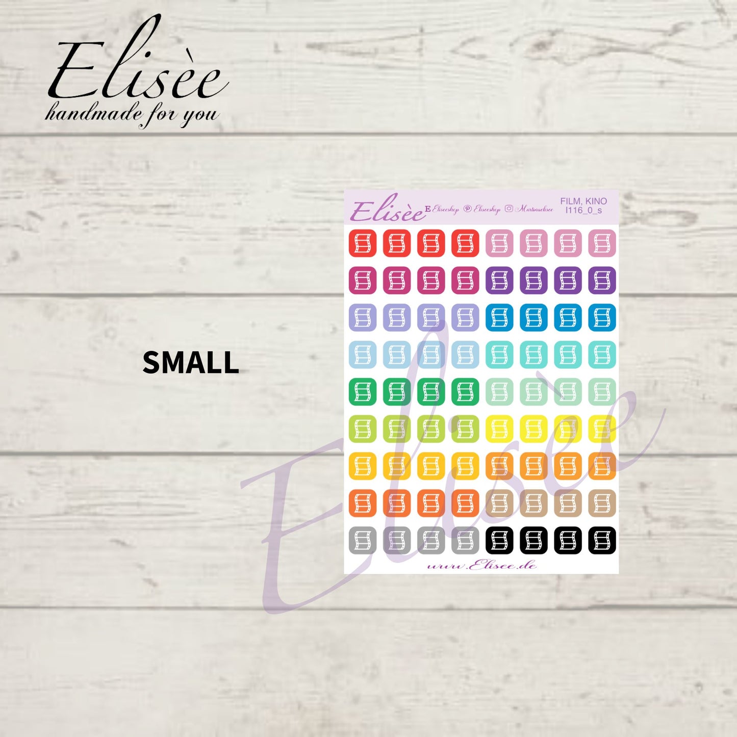 I116 Icons "Film, Kino" Sticker