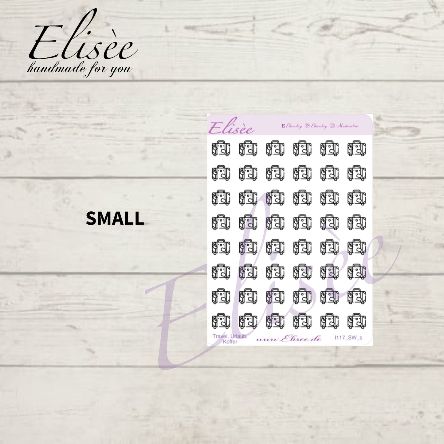 I117 Icons "Urlaub, Reisen" Sticker