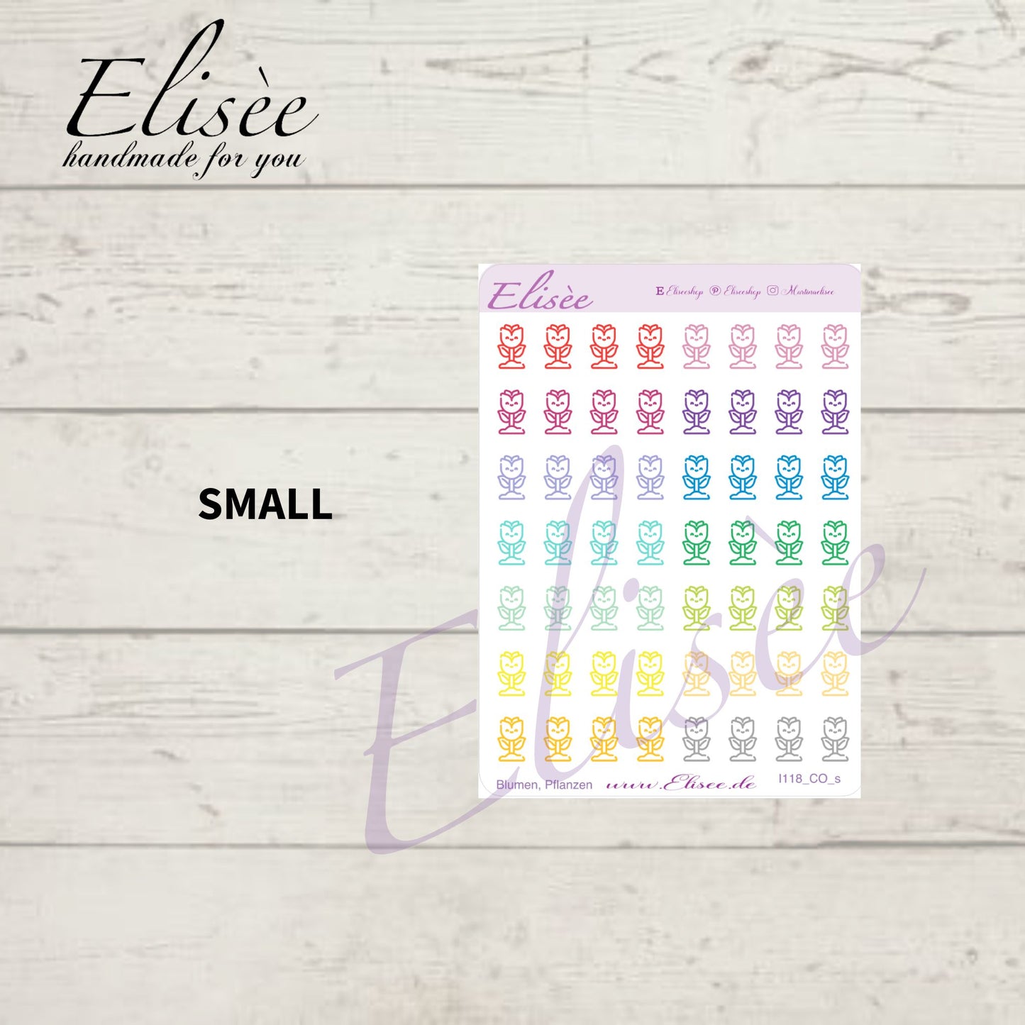 I118 Icons "Flowers, Plants" Sticker