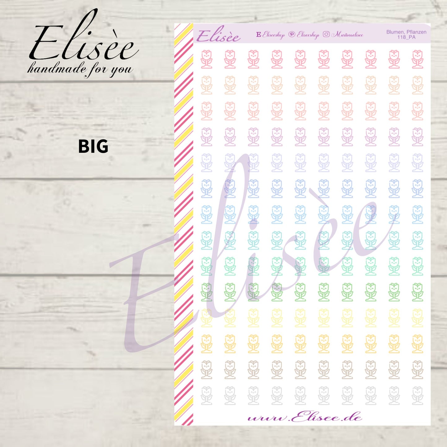 I118 Icons "Flowers, Plants" Sticker