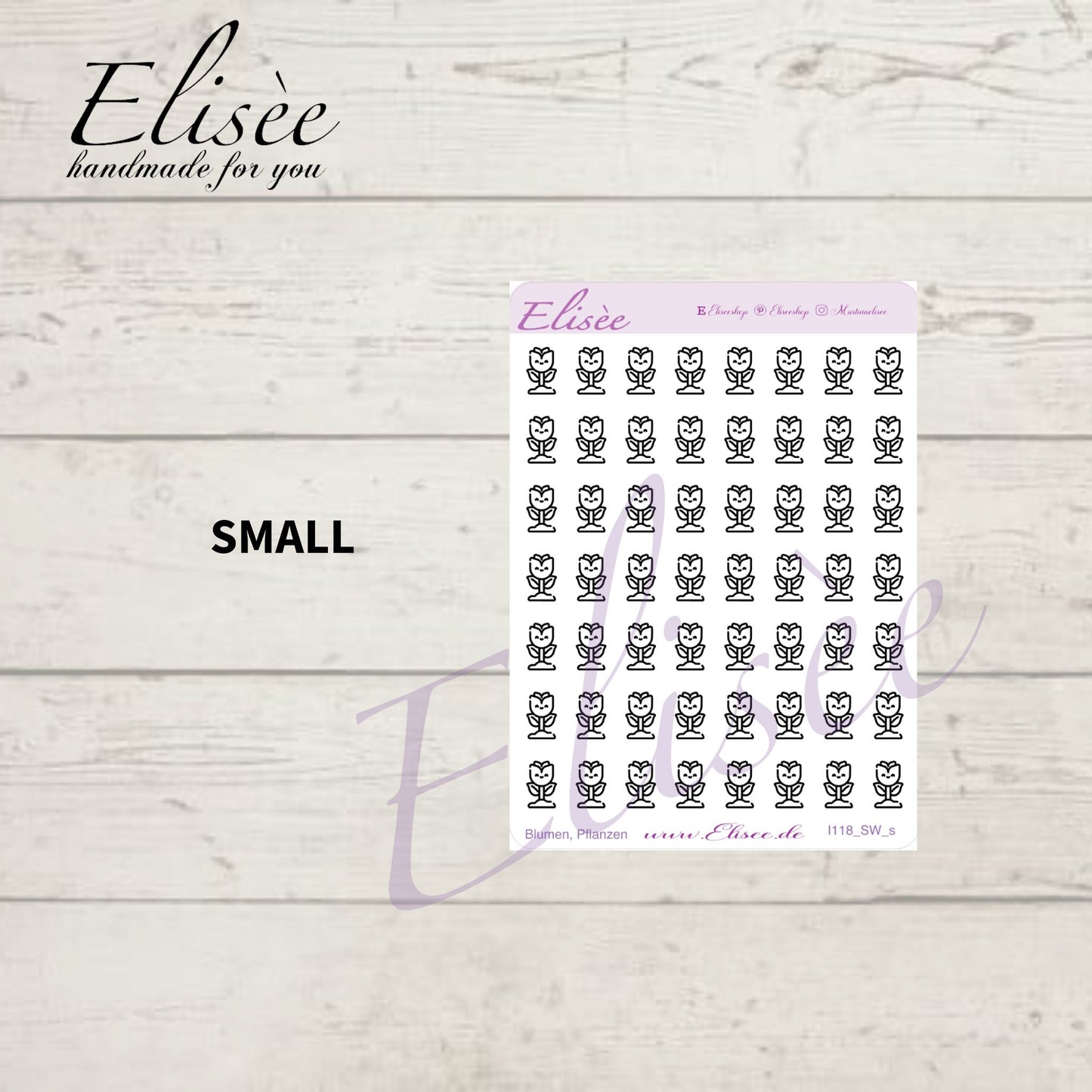 I118 Icons "Blumen, Pflanzen" Sticker