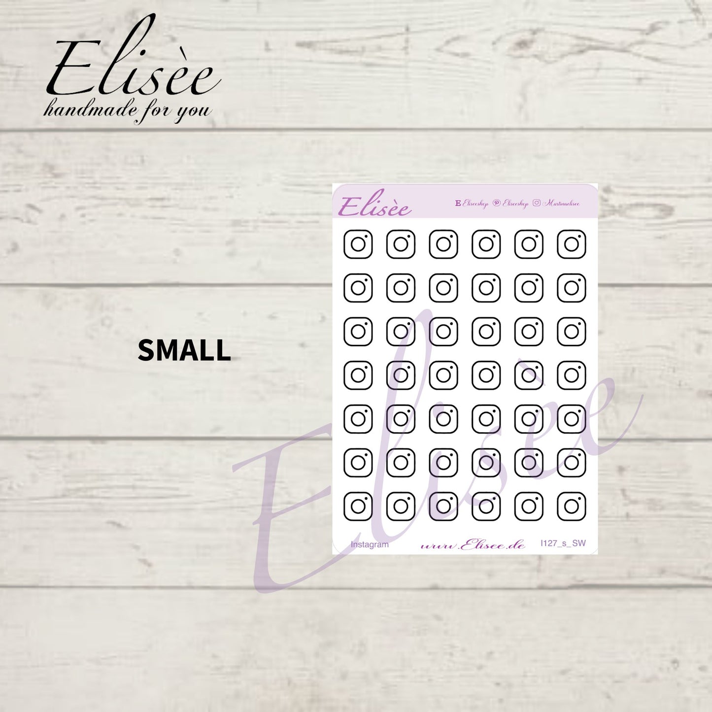 I127 Icons "Instagram" Sticker