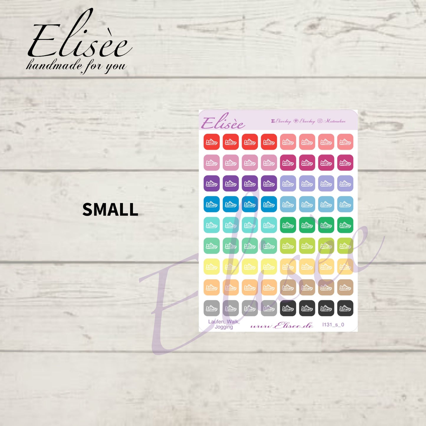 I131_0 Icons "LAUFEN, WALK, JOGGING, SPORT" Sticker