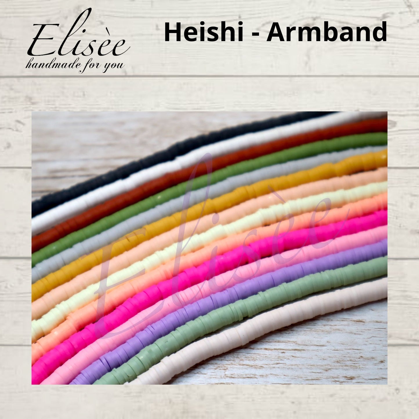 J0001_Armband_"HEISHI-Armband LOVE & PEACE" | elastisch
