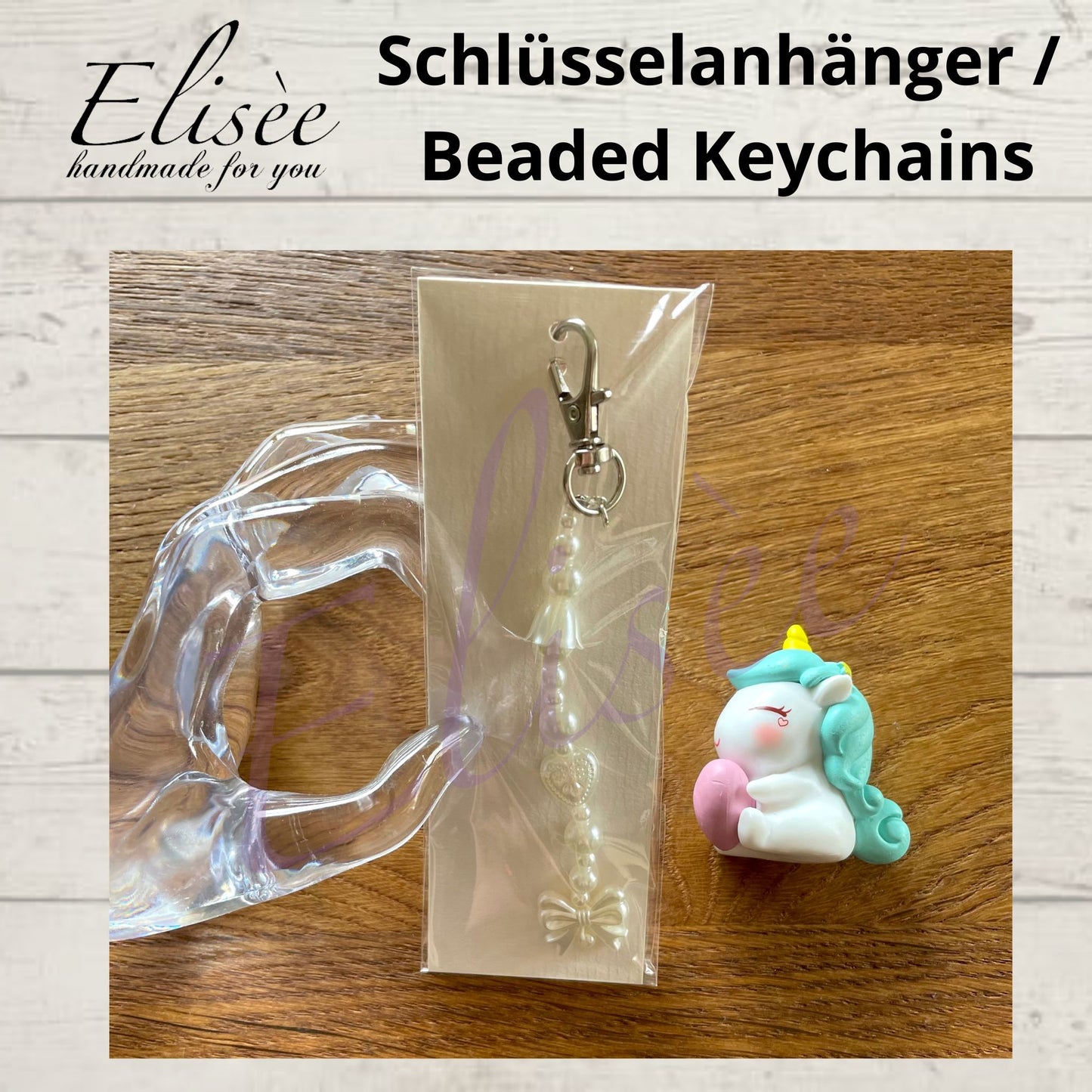 J0005 - Handgemachter Schlüsselanhänger – minimalistisch, niedlich & vielseitig.