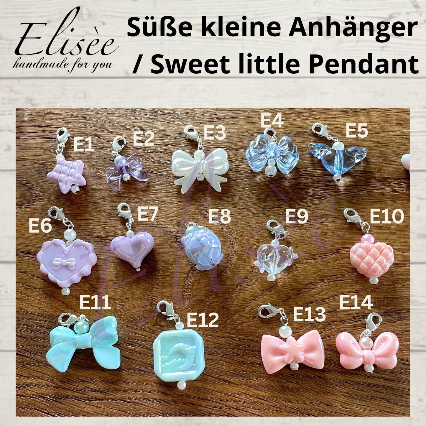 J0006 - Handgemachter Charm – minimalistisch, niedlich & vielseitig