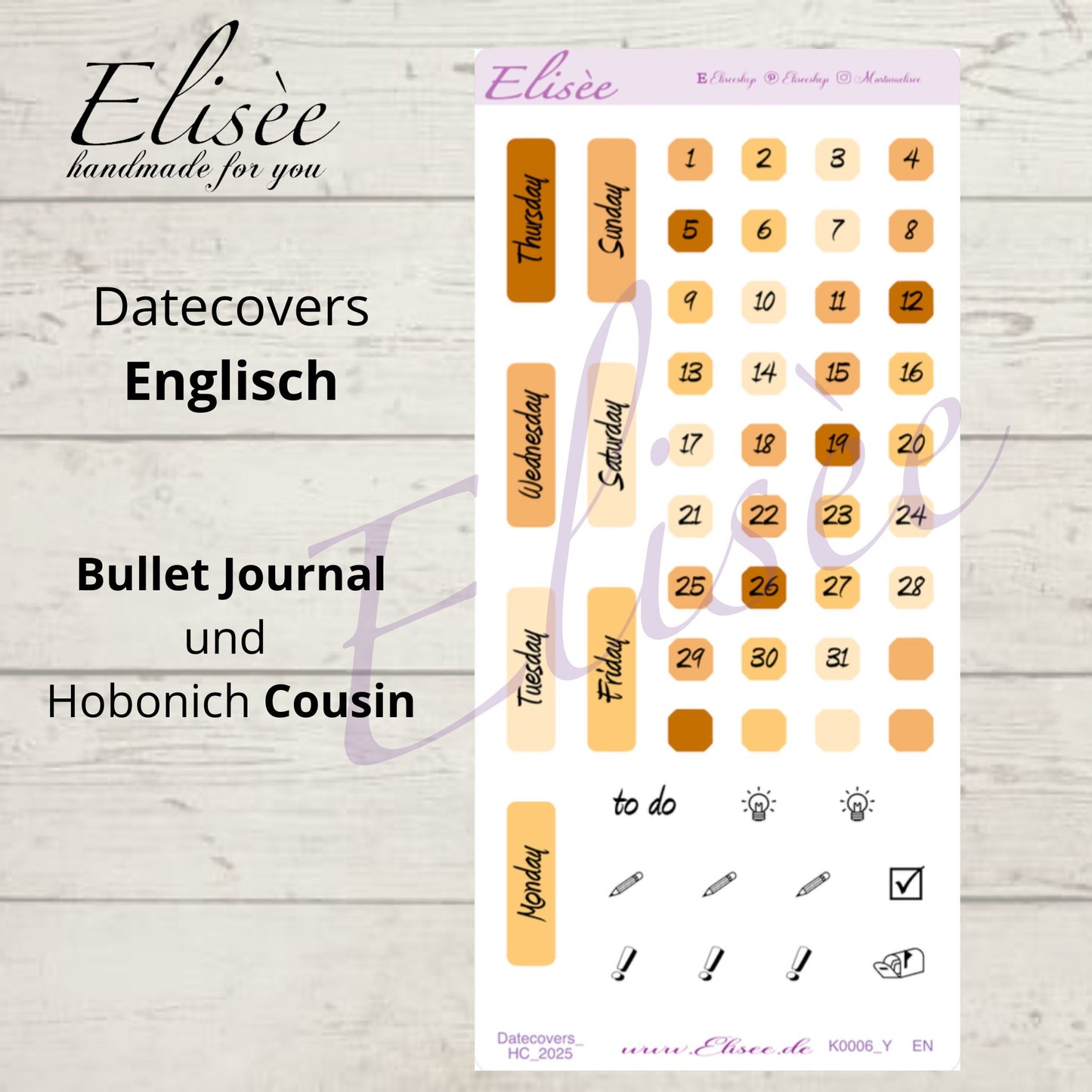 K0006_"BUT FIRST COFFEE" Juni 2025 Datecovers / Bullet Journal / Cousin / Weeks