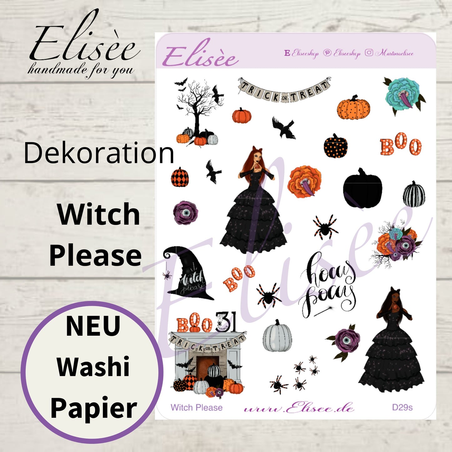 D29_Dekoration Sticker "Witch Please"