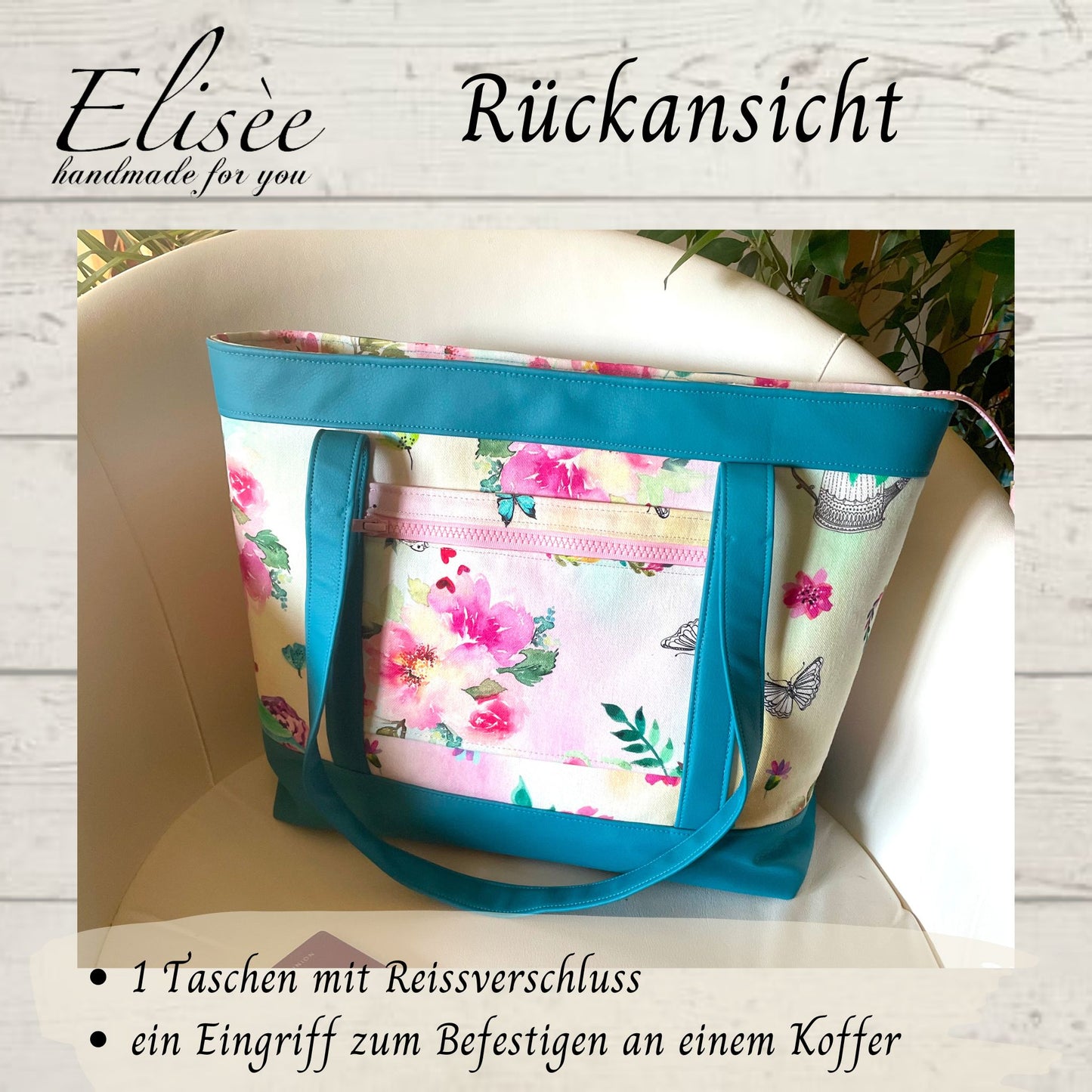 T_04_UNIKAT_"FELICITY TOTEBAG" | Handgefertigt | NUR 1 EXEMPLAR verfügbar