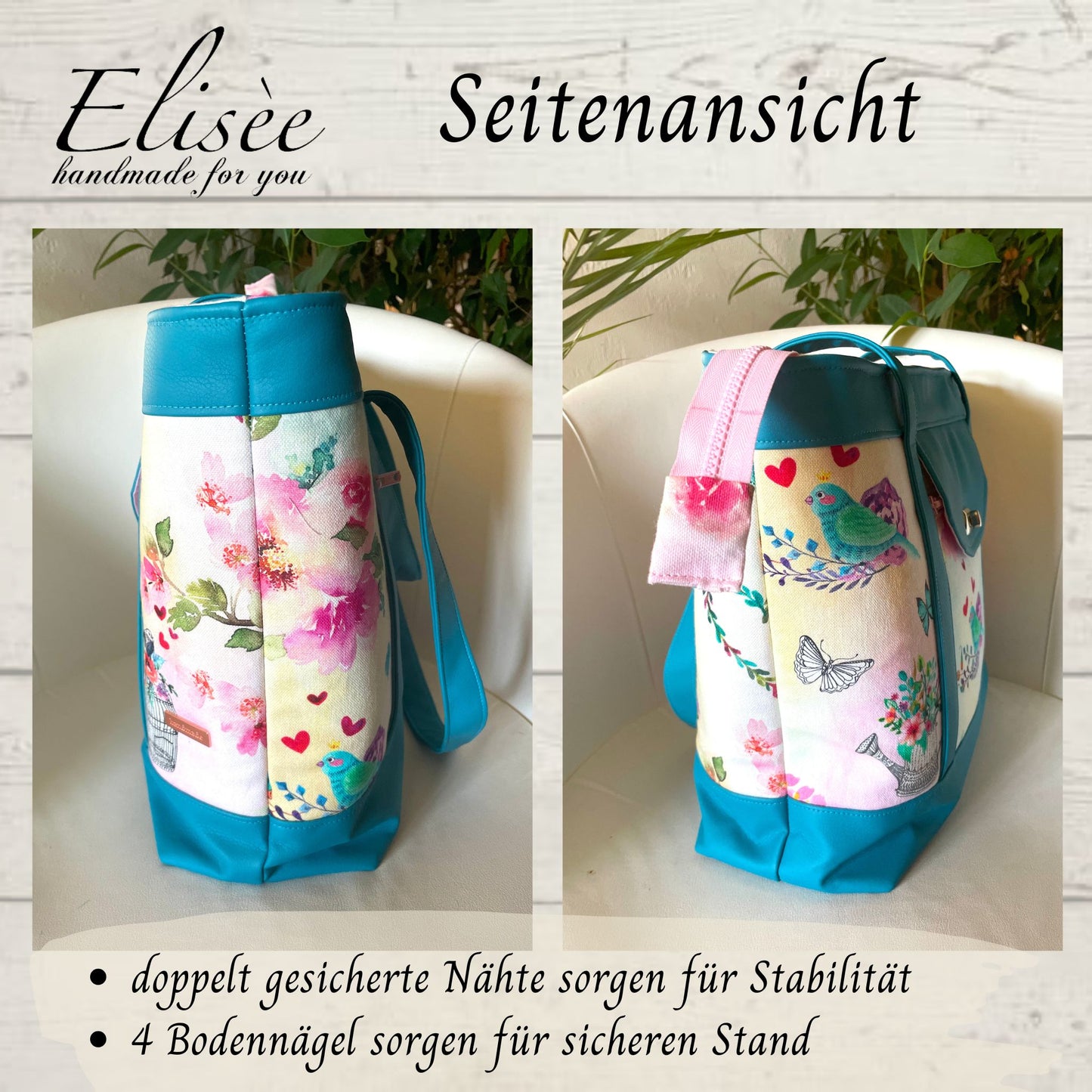 T_04_UNIKAT_"FELICITY TOTEBAG" | Handgefertigt | NUR 1 EXEMPLAR verfügbar