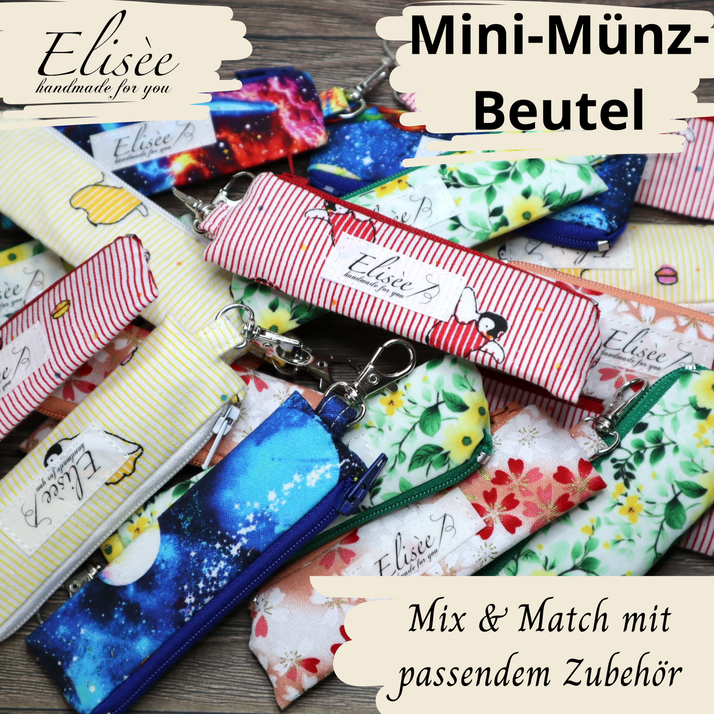 Mini Coin Pouch – Die kleinste Börse von Elisée (T_MCP)