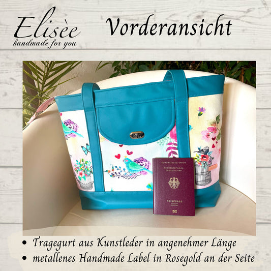 T_04_UNIKAT_"FELICITY TOTEBAG" | Handgefertigt | NUR 1 EXEMPLAR verfügbar