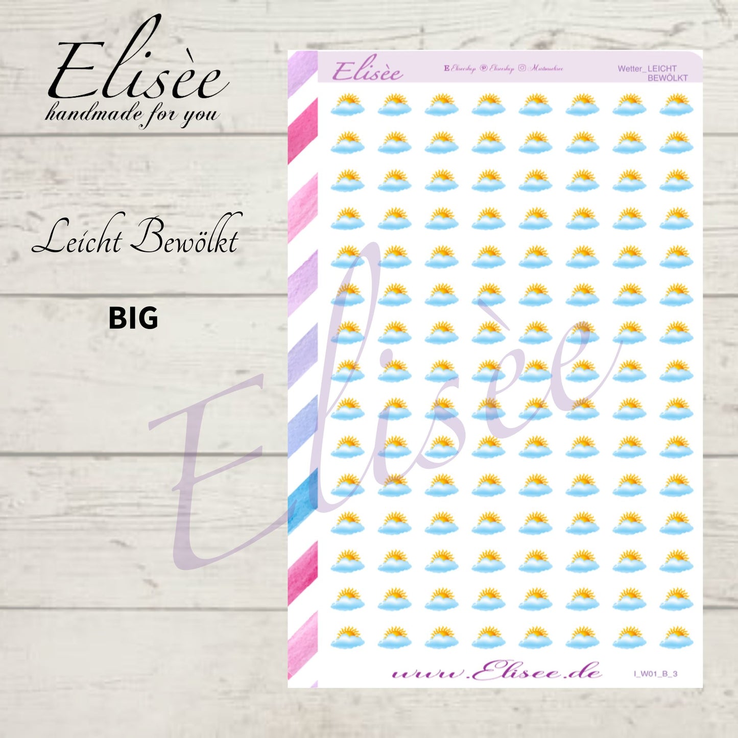 I_W01_Icons Wetter 01 | Aufkleber | Planner Sticker