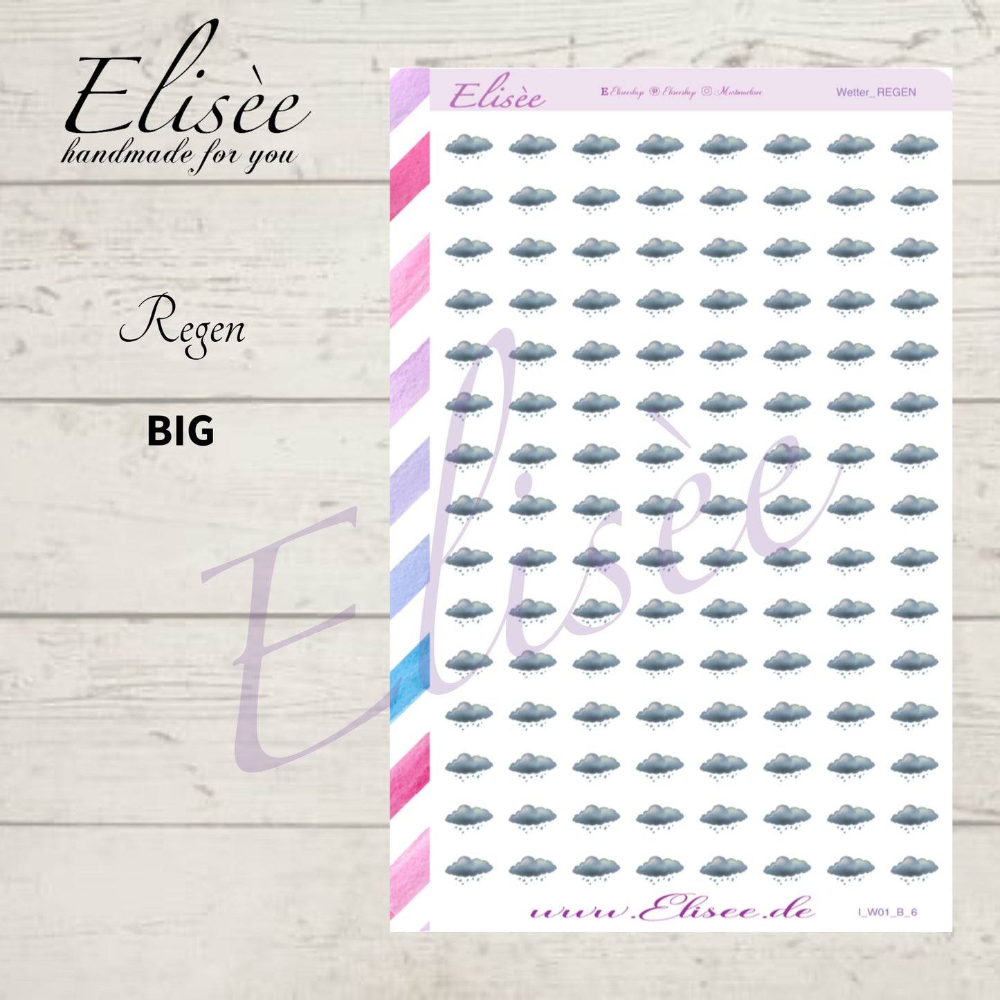 I_W01_Icons Wetter 01 | Aufkleber | Planner Sticker