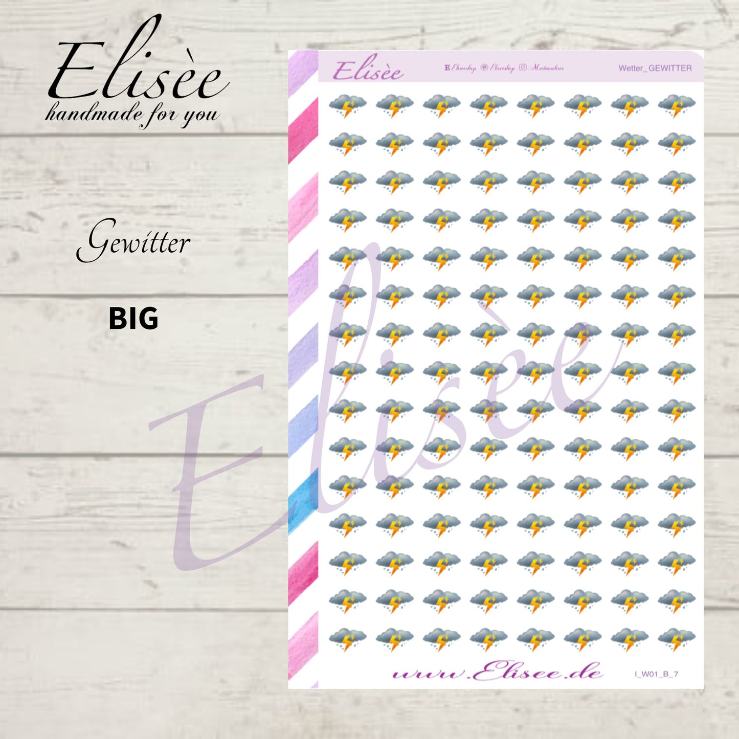 I_W01_Icons Wetter 01 | Aufkleber | Planner Sticker