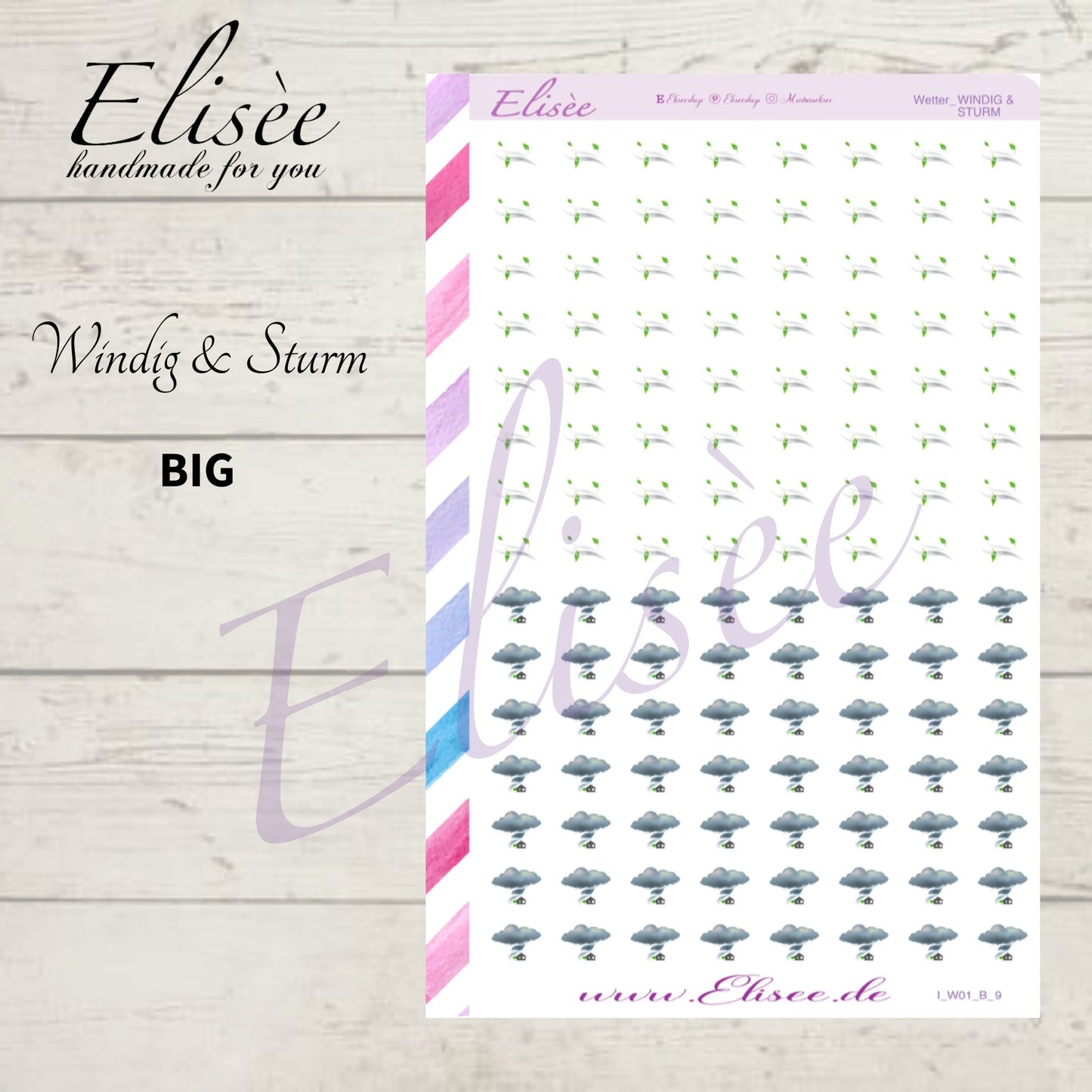I_W01_Icons Wetter 01 | Aufkleber | Planner Sticker