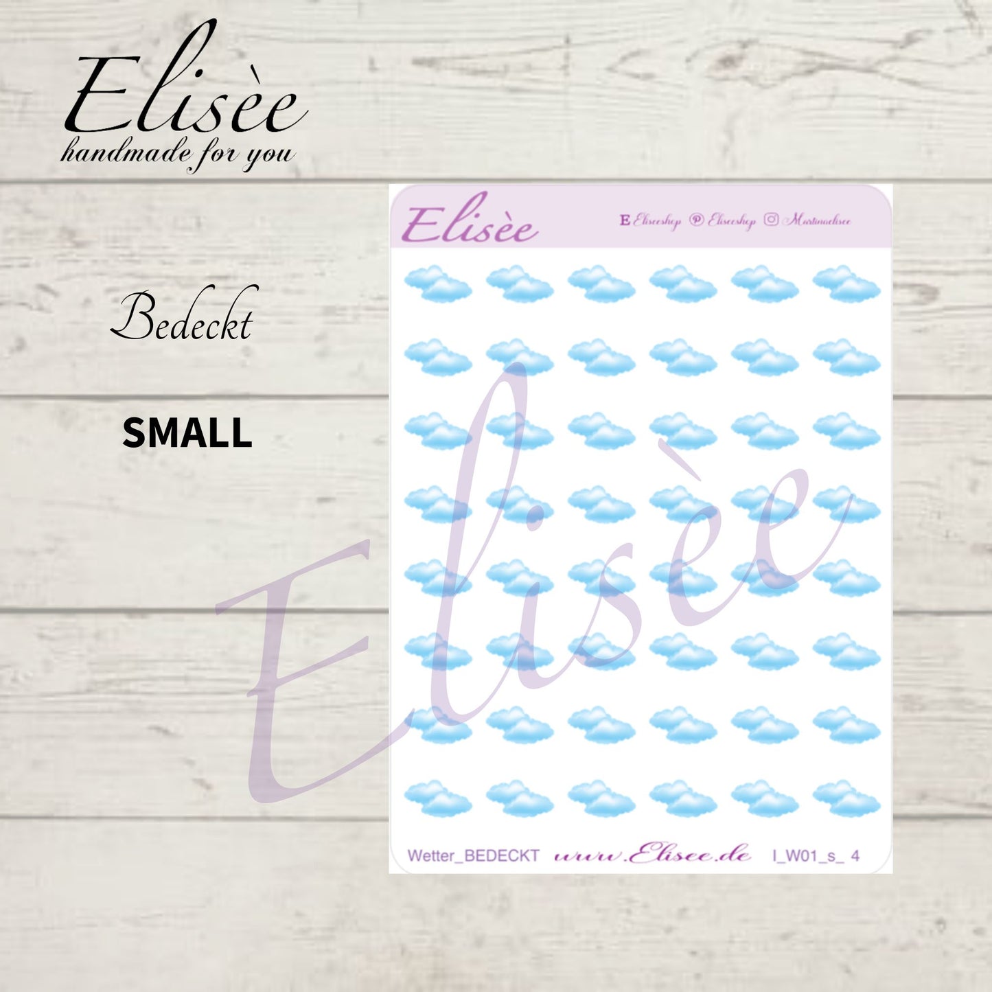 I_W01_s_Icons Wetter 01 small | Aufkleber | Planner Sticker
