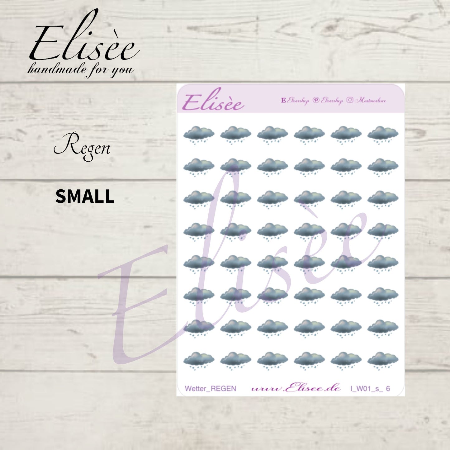 I_W01_s_Icons Wetter 01 small | Aufkleber | Planner Sticker