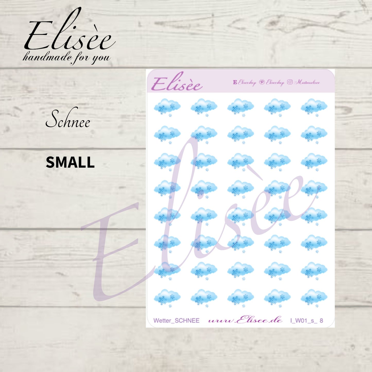 I_W01_s_Icons Wetter 01 small | Aufkleber | Planner Sticker
