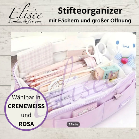 A0003_Federmäppchen / Stifttasche mit mehreren Fächern