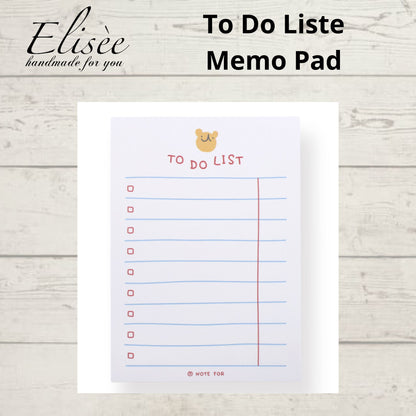 A0009_Cute Plan Memo Series - To Do List Memo Pad