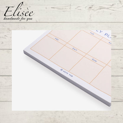 A0010_Cute Plan Memo Series - Weekly Plan Memo Pad