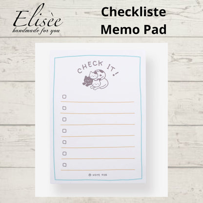 A0011_Cute Plan Memo Serie - Check List Memo Pad