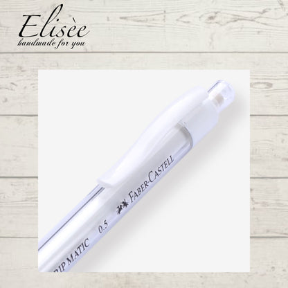 A0016_Stift_Faber-Castell Druckbleistift - 0,5 mm - Weißer Schaft