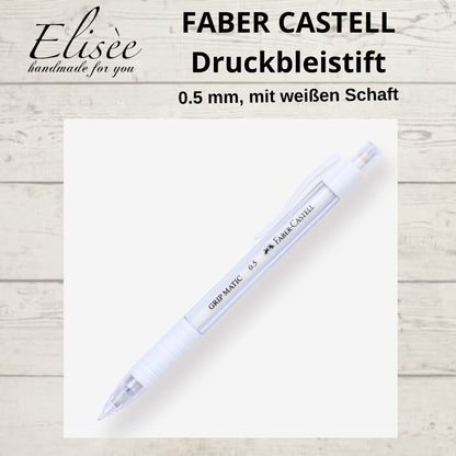 A0016_Stift_Faber-Castell Druckbleistift - 0,5 mm - Weißer Schaft