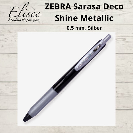 A0018_Stift_Zebra Sarasa Deco Shine Metallic-Stift – 0,5 mm