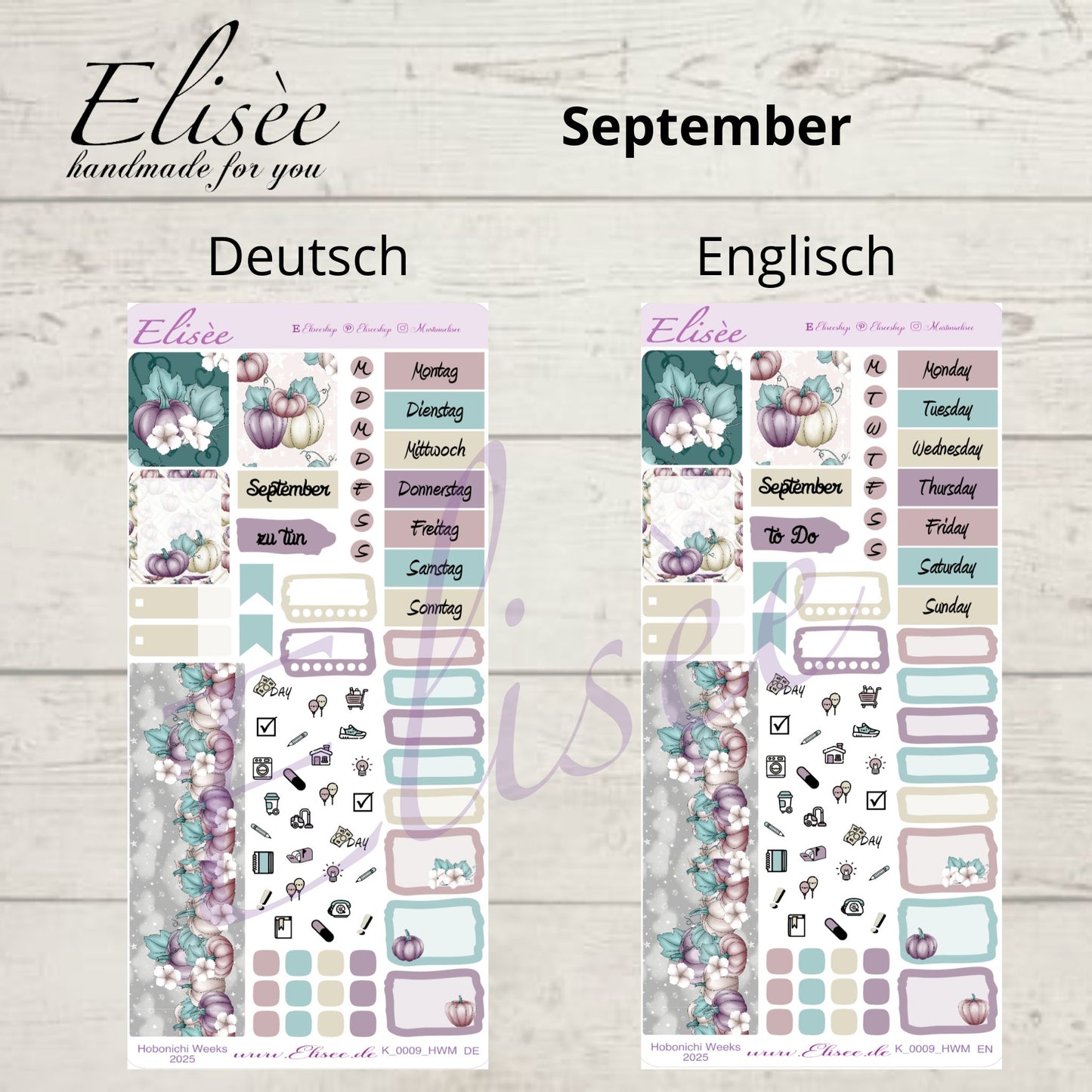 Bundle #02 2025 Monthly Kits Hobonichi Weeks / Personal Planner / Bullet Journal