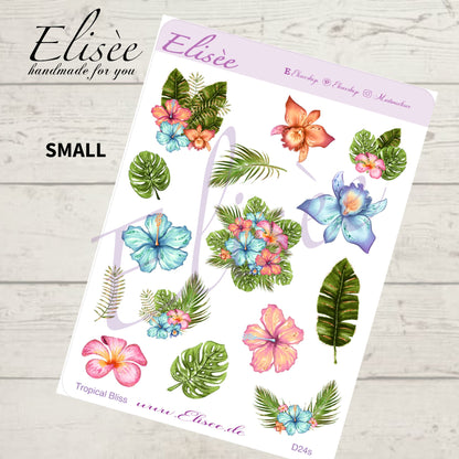 D24_Dekoration Sticker  "Tropical Bliss"