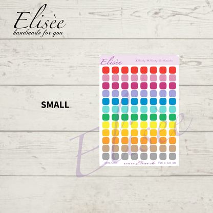 F_06_CO Dots Color Planner Stickers | Bullet Journal &amp; Calendar | Elisée