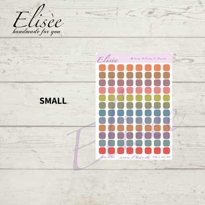 F_06_HO Dots Hobo Planner Stickers | Bullet Journal &amp; Calendar | Elisée