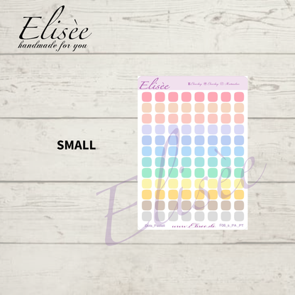F_06_PA Dots Pastel Planner Stickers | Bullet Journal &amp; Calendar | Elisée