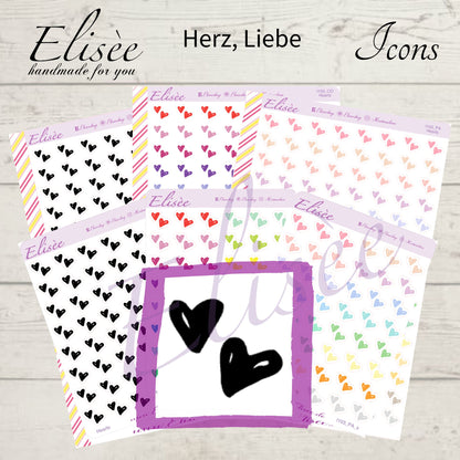 I103 Icons "Herz, Liebe" Sticker