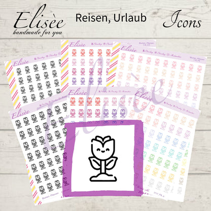 I118 Icons "Flowers, Plants" Sticker