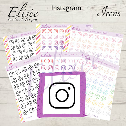 I127 Icons "Instagram" Sticker